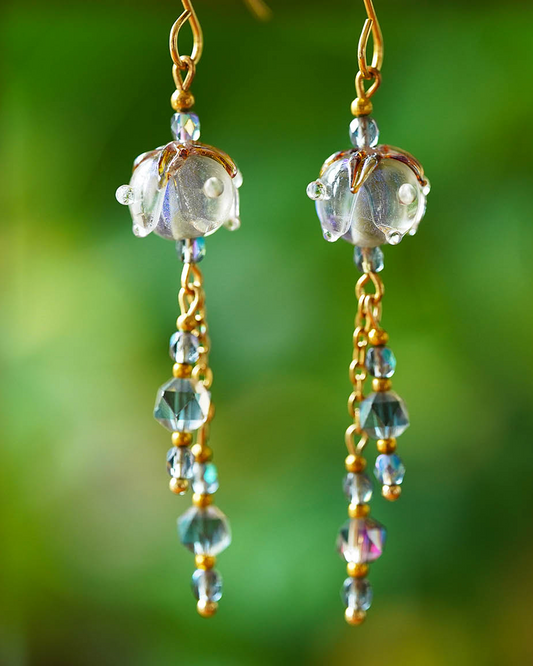Crystal Tide Earrings