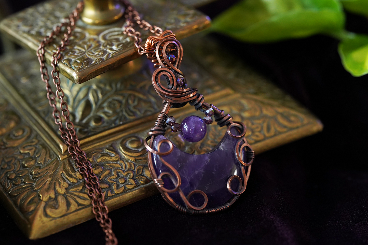 Moonbrew Pendant - Amethyst