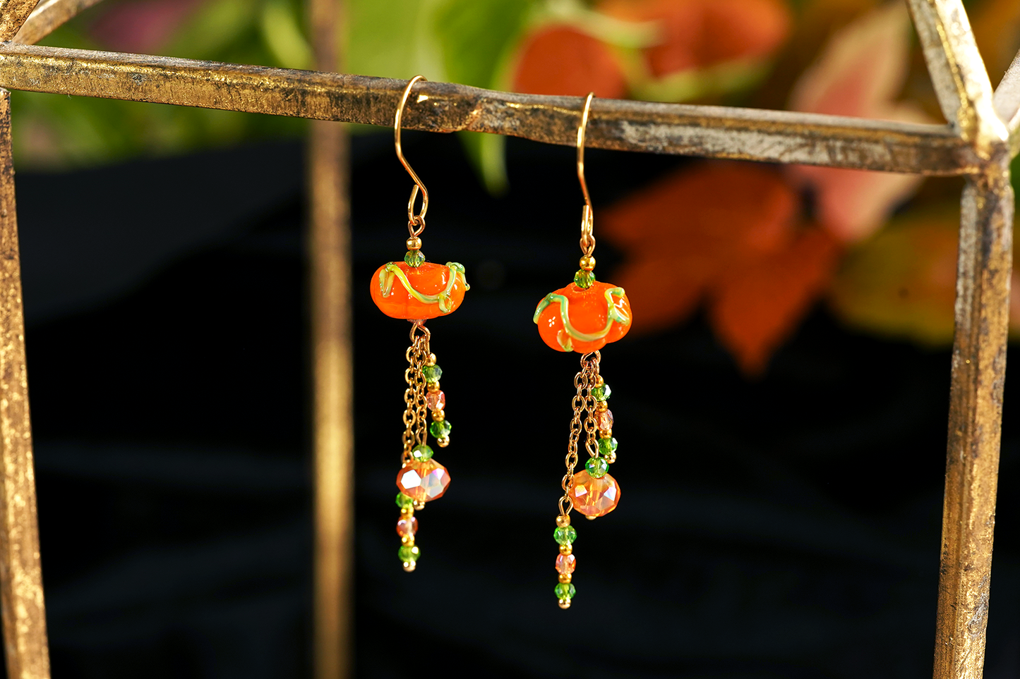 Pumpkin Harvest Earrings