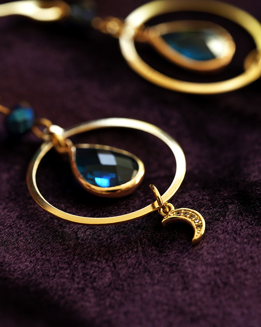 Nightveil Earrings - Blue