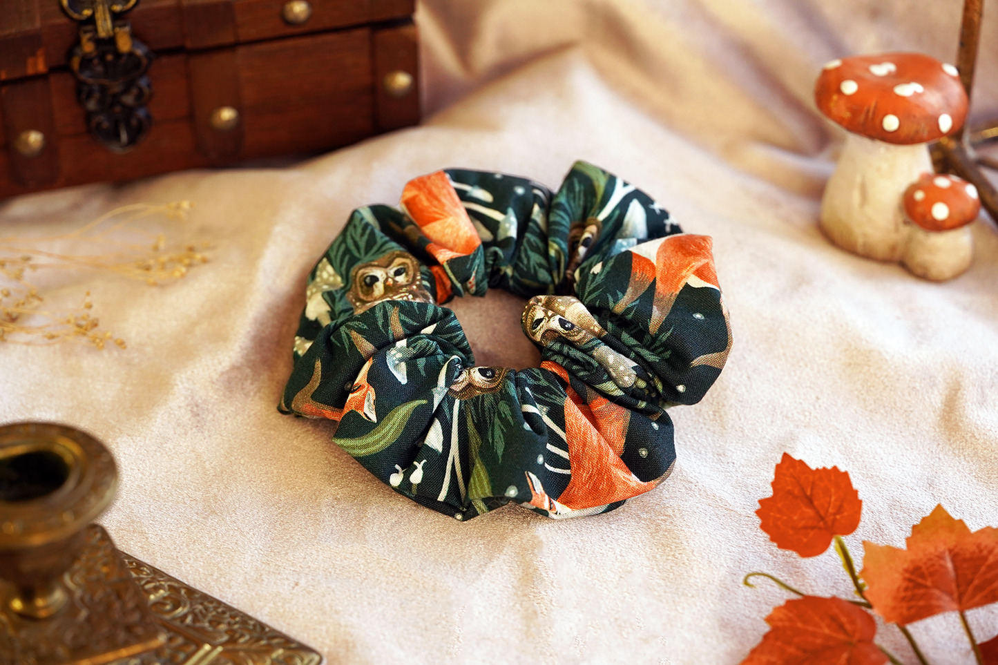 Forest Critters Scrunchie