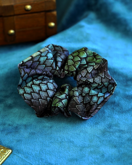 Dragon Scale Scrunchie