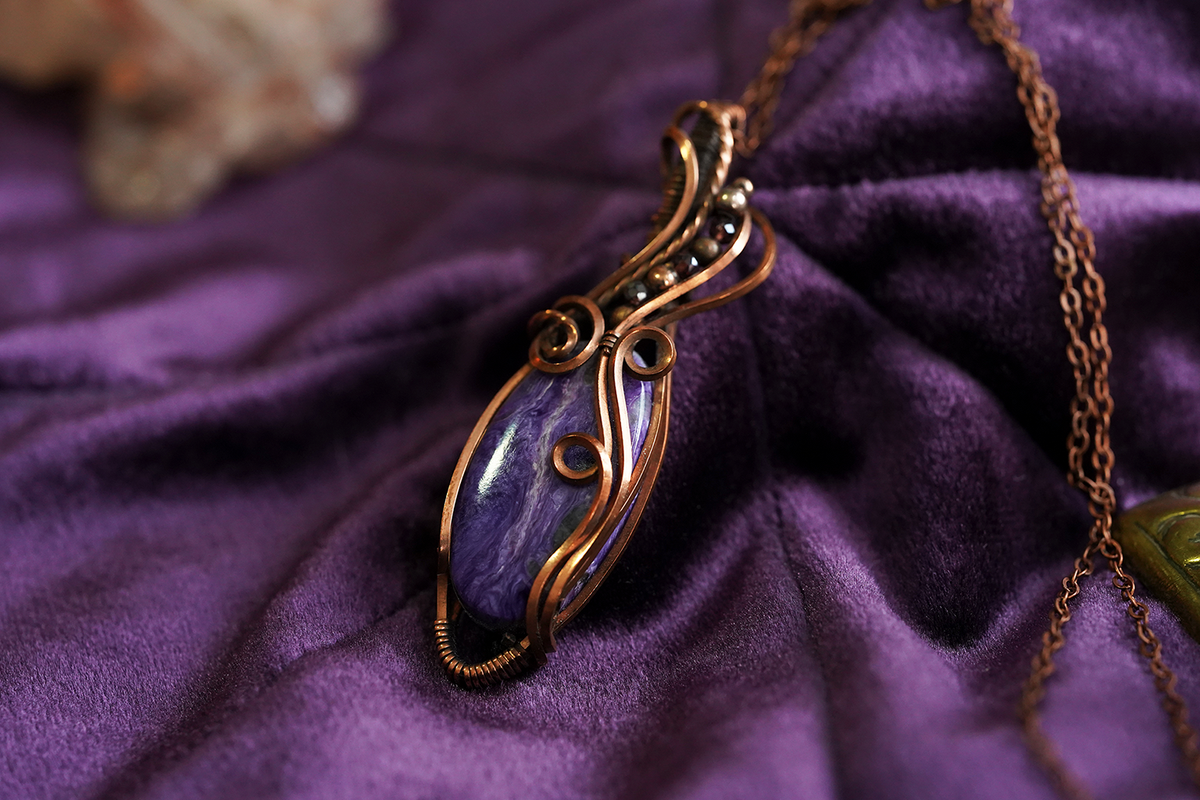 Amulet Pendant - Charoite