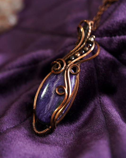 Amulet Pendant - Charoite