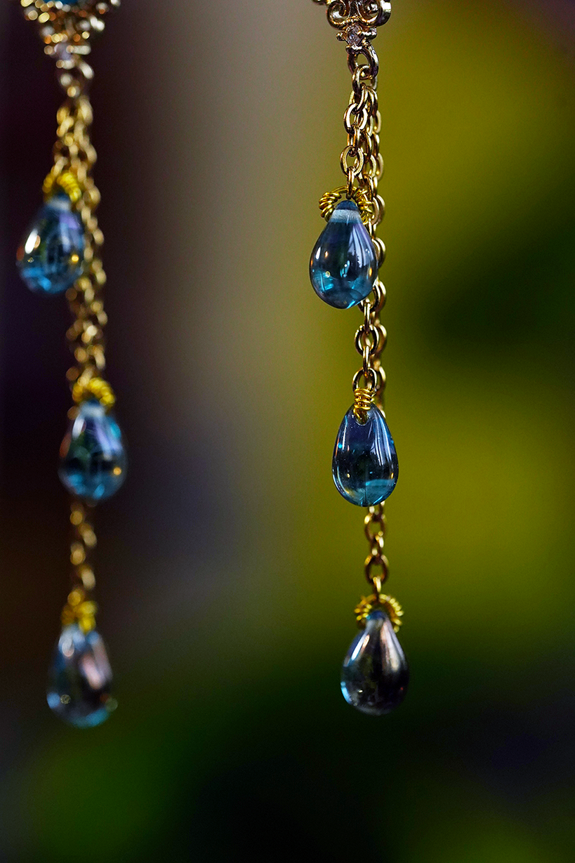 Lorelei's Tears Earrings - Teal