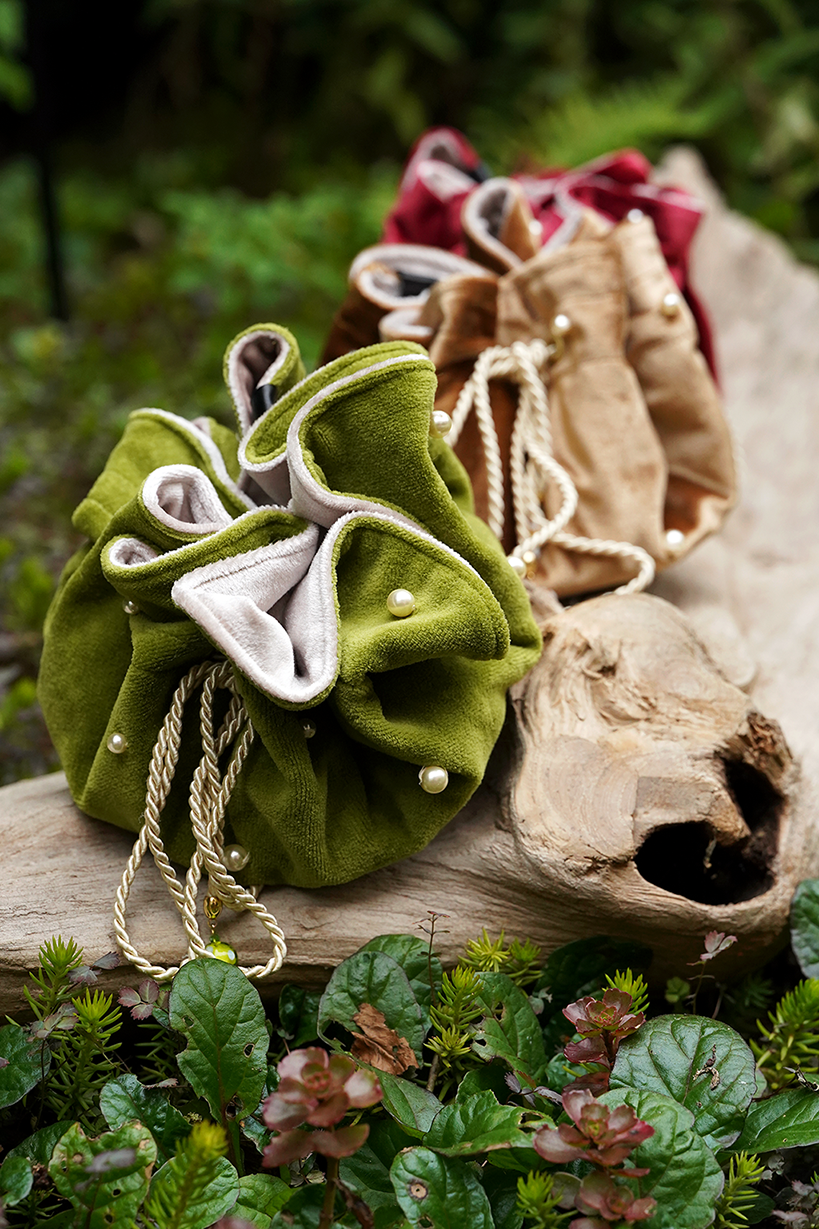 Toadstool Trinket Bag - Red
