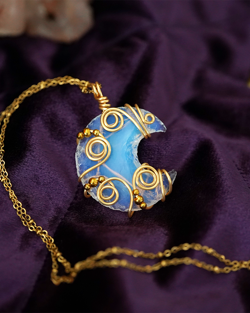 Lunara Hanger - Opaal/Goud