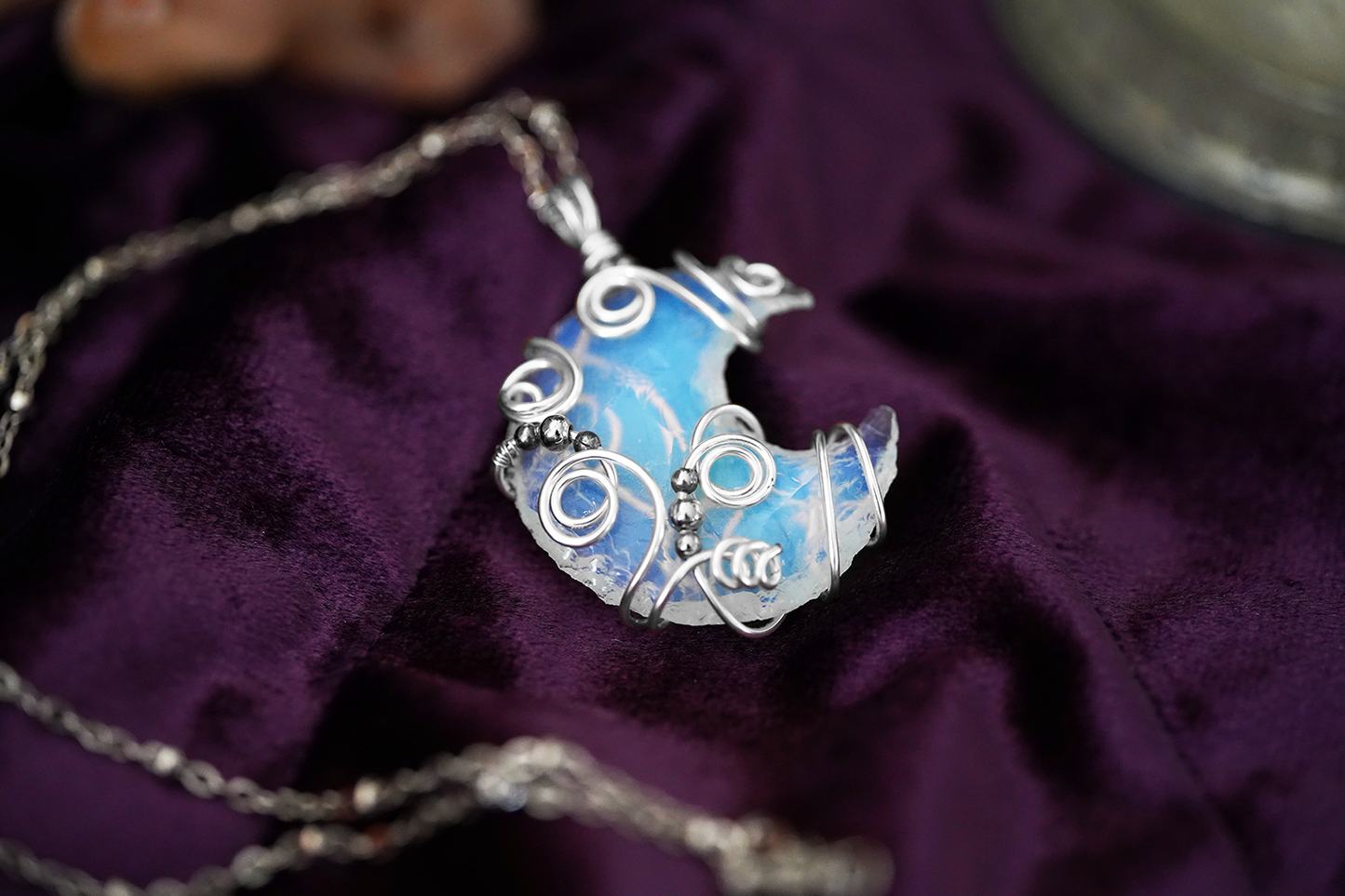 Lunara Hanger - Opaal/Zilver