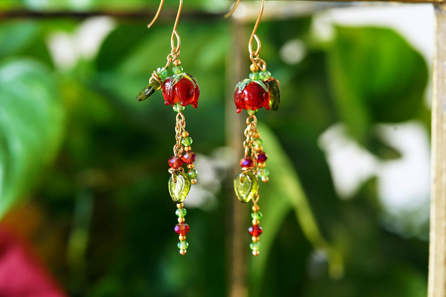 Scarlet Drop Earrings