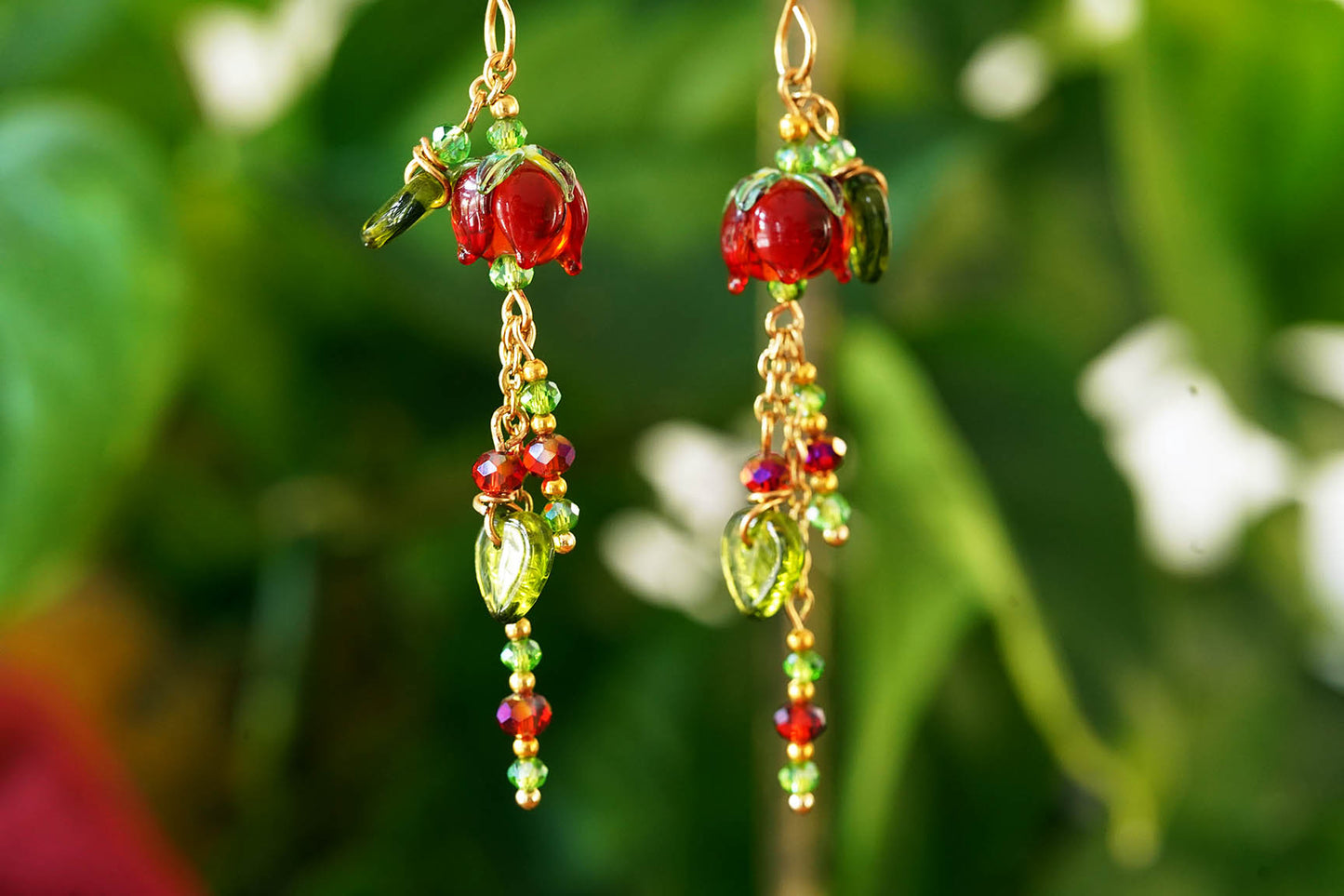 Scarlet Drop Earrings