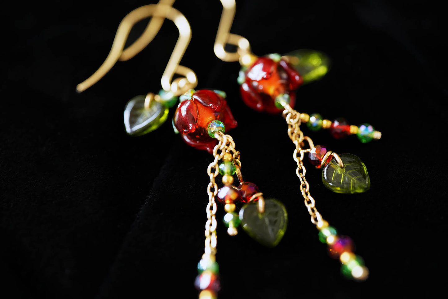 Scarlet Drop Earrings