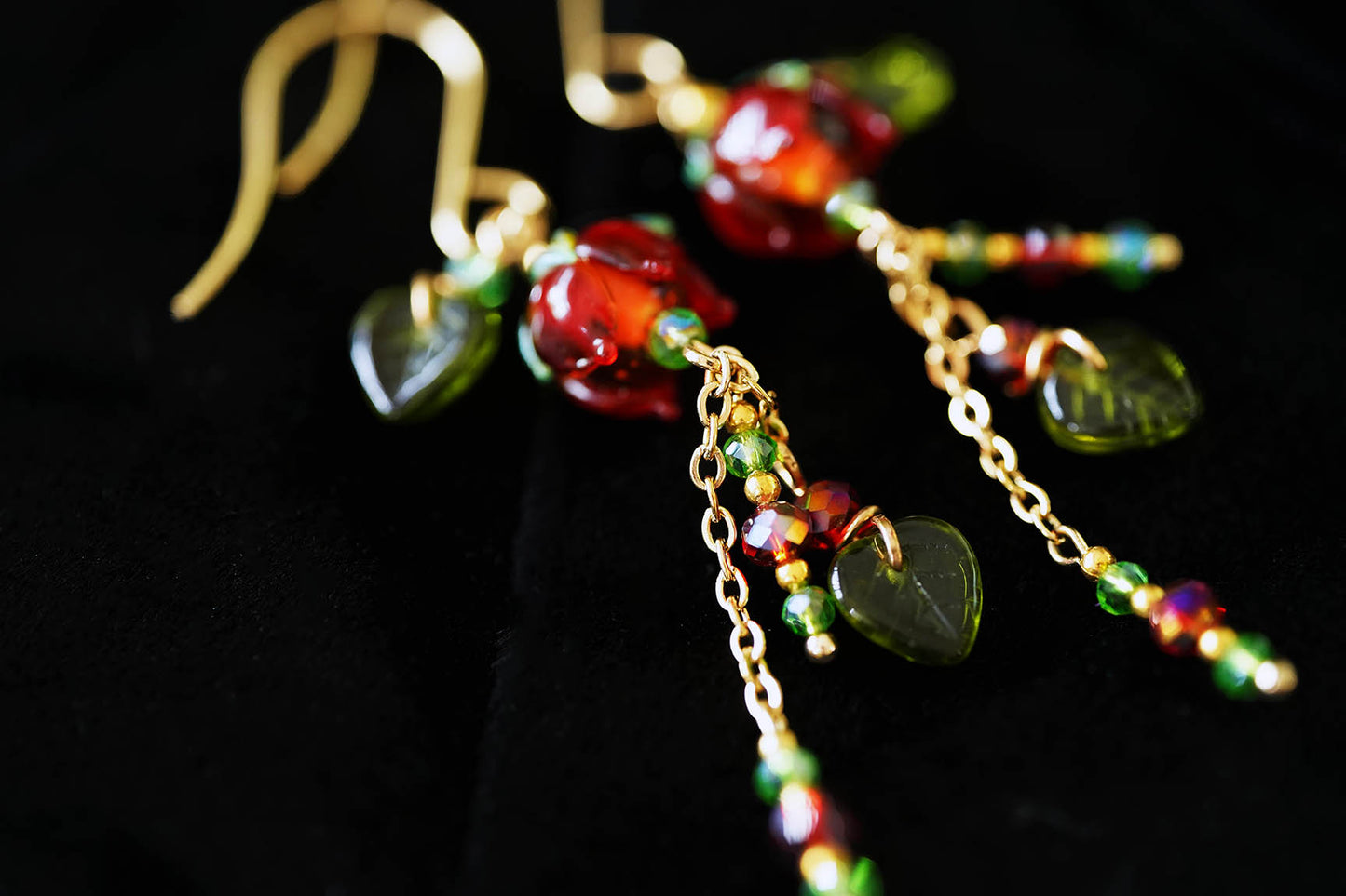 Scarlet Drop Earrings