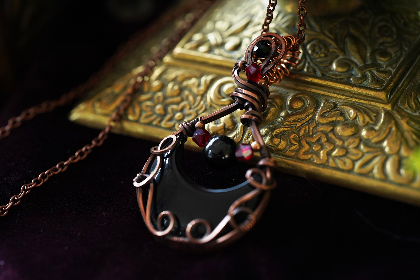 Moonbrew Pendant - Black Tourmaline