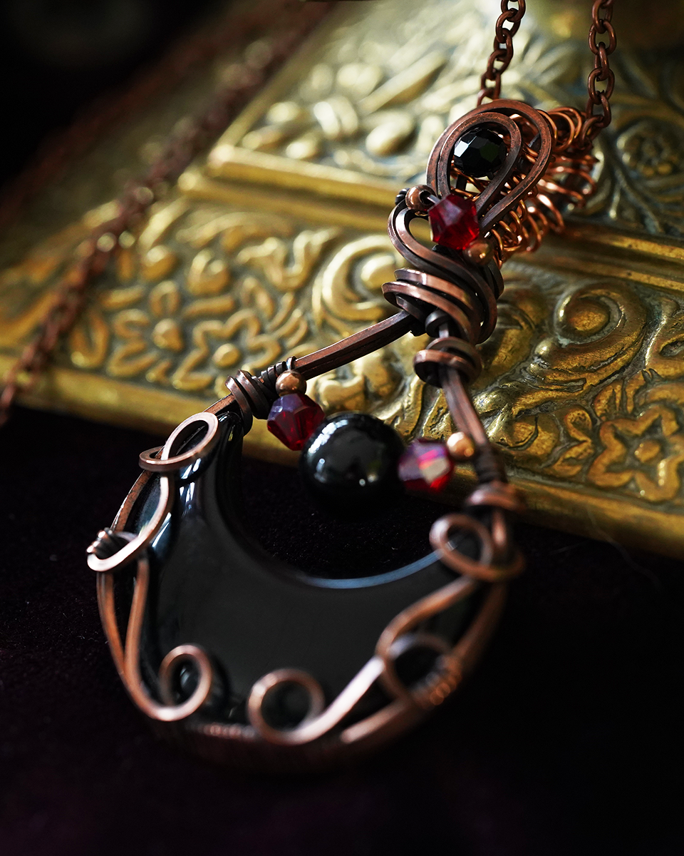 Moonbrew Pendant - Black Tourmaline
