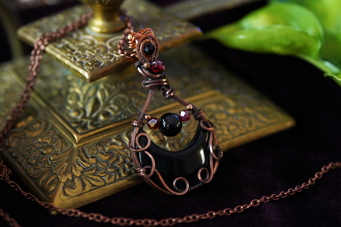 Moonbrew Pendant - Black Tourmaline