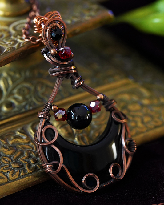 Moonbrew Pendant - Black Tourmaline