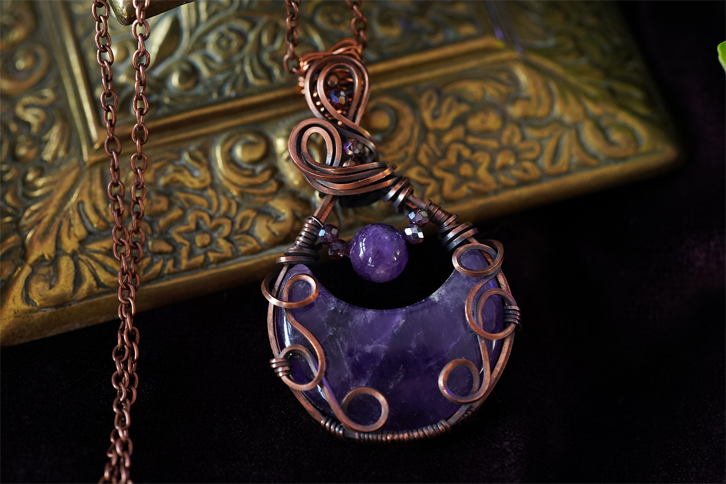 Moonbrew Pendant - Amethyst