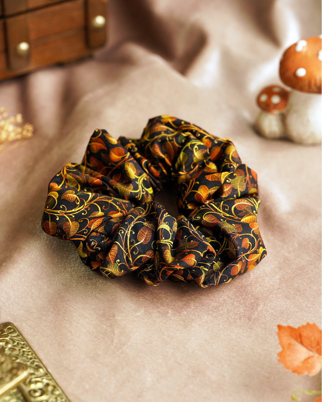 Autumn Ivy Scrunchie
