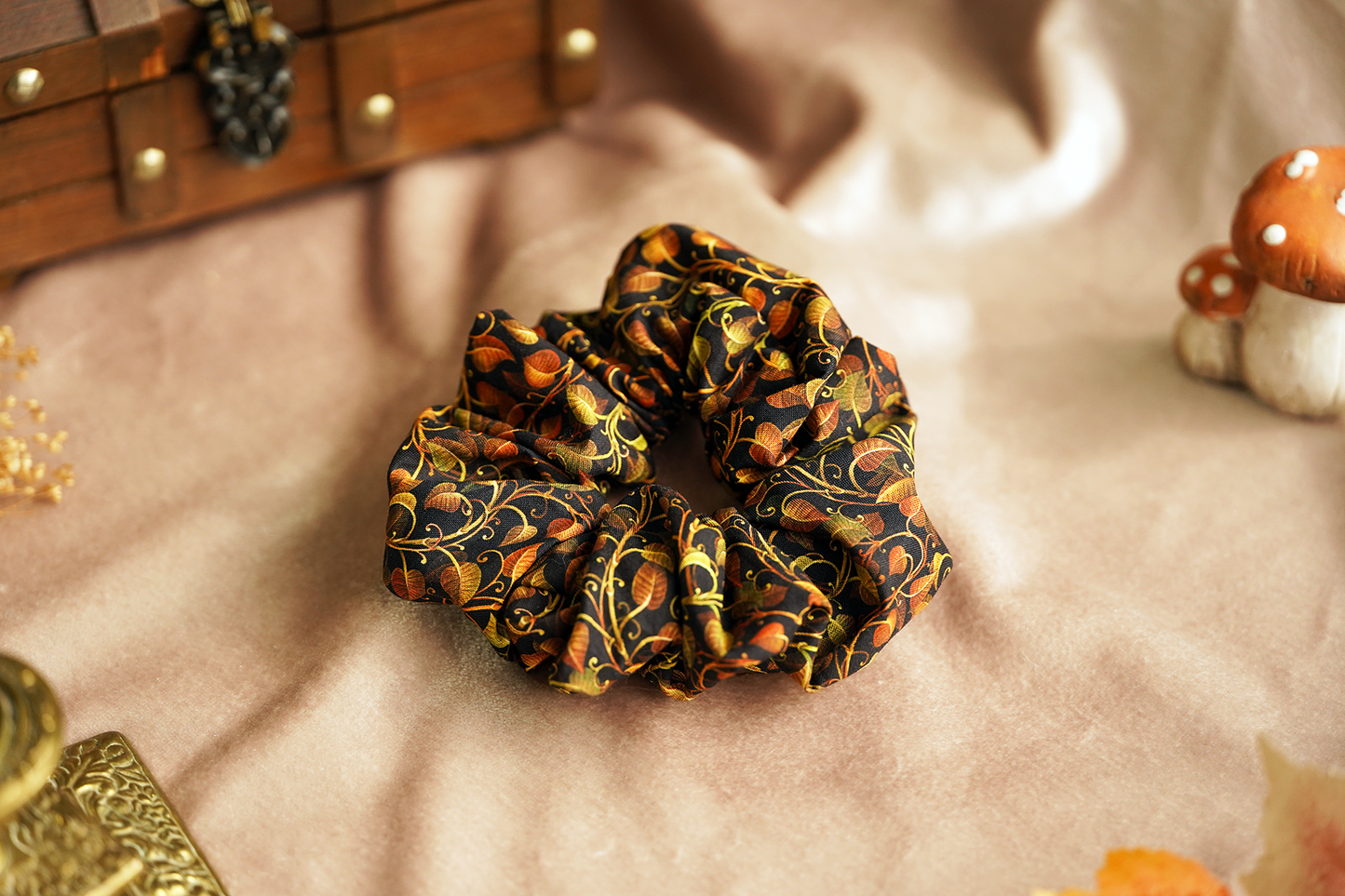 Autumn Ivy Scrunchie