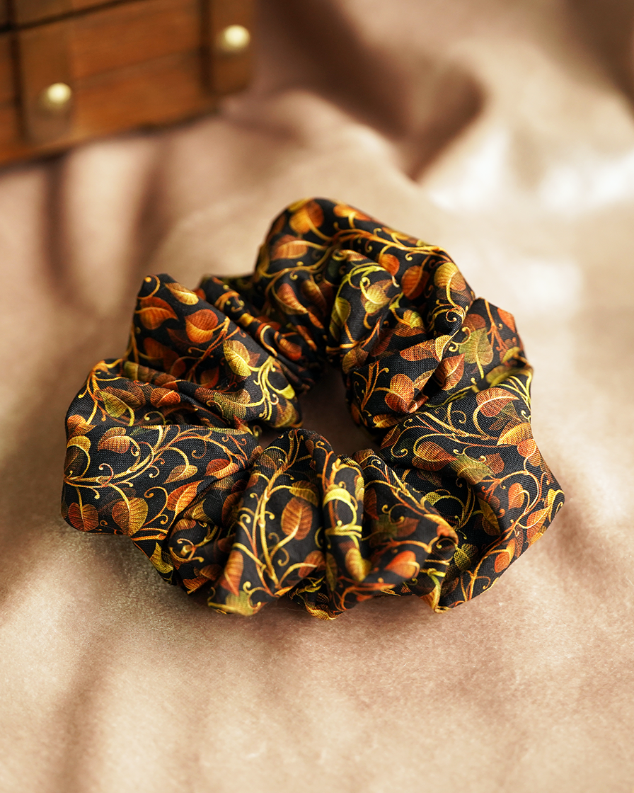 Autumn Ivy Scrunchie