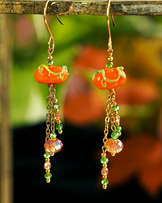 Pumpkin Harvest Earrings