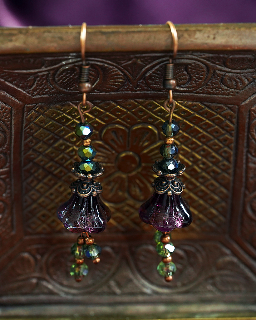 Shadowbloom Earrings