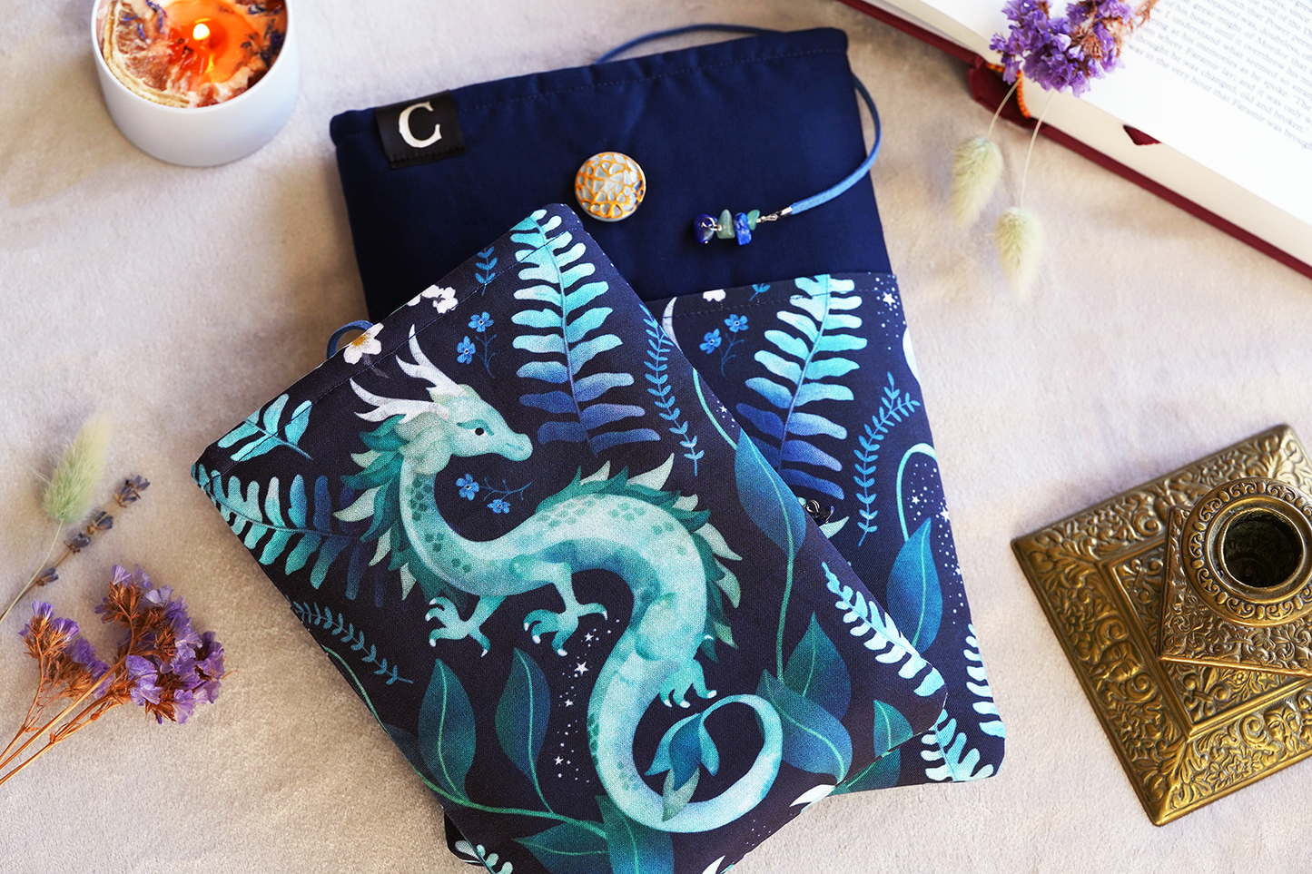 Water Dragon Book Sleeve