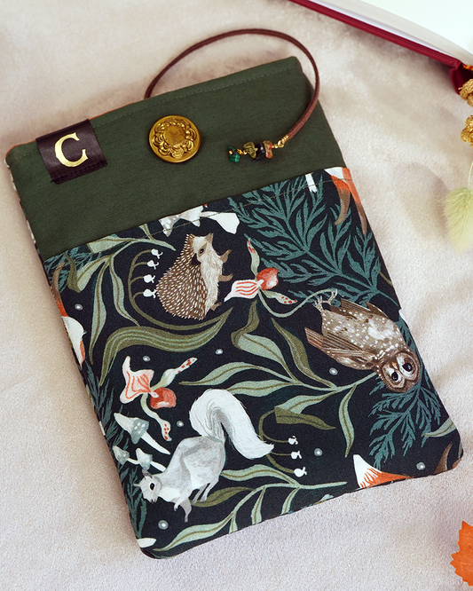 Woodland Forest Critters Book Sleeve