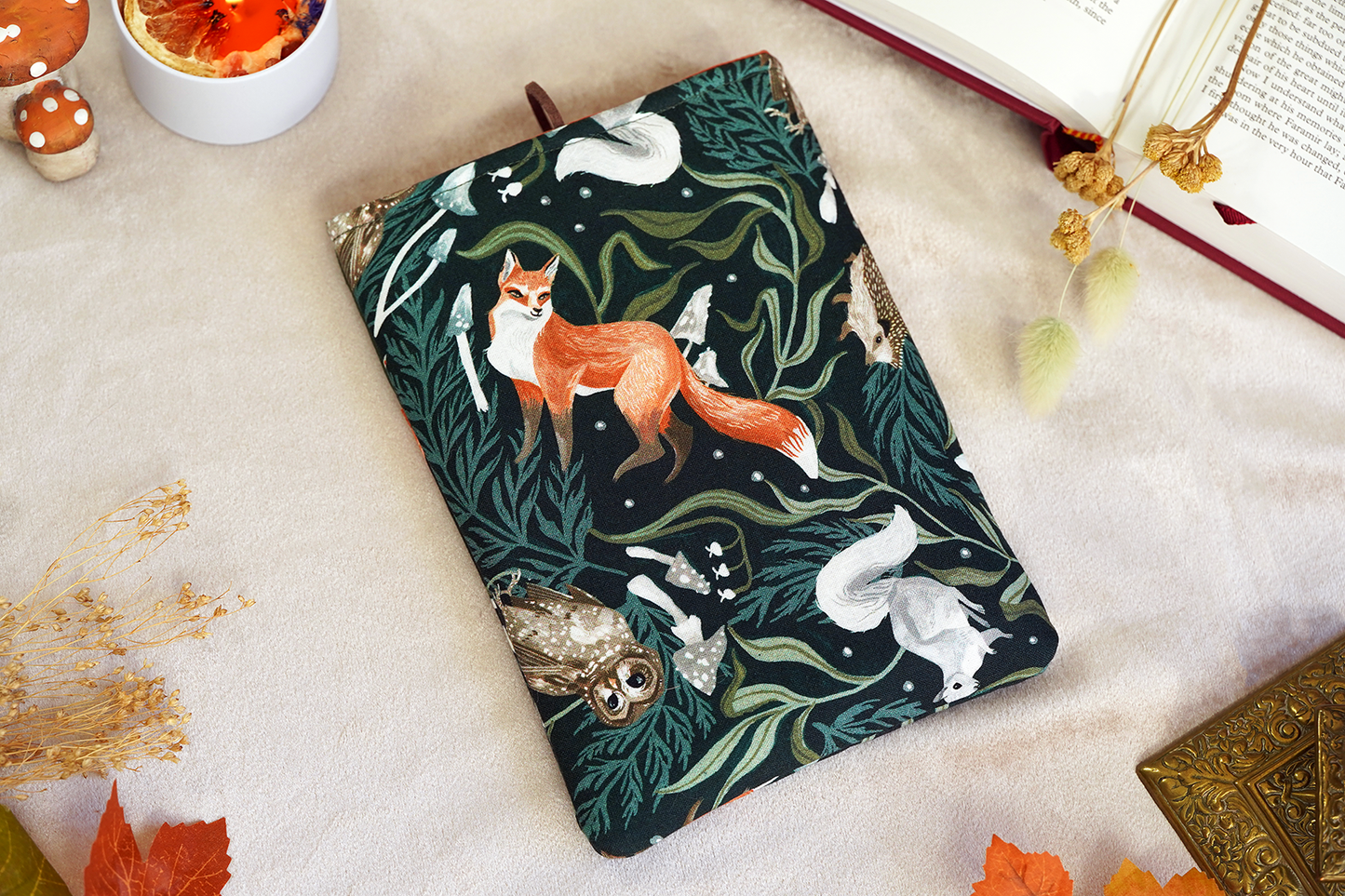 Woodland Forest Critters Book Sleeve