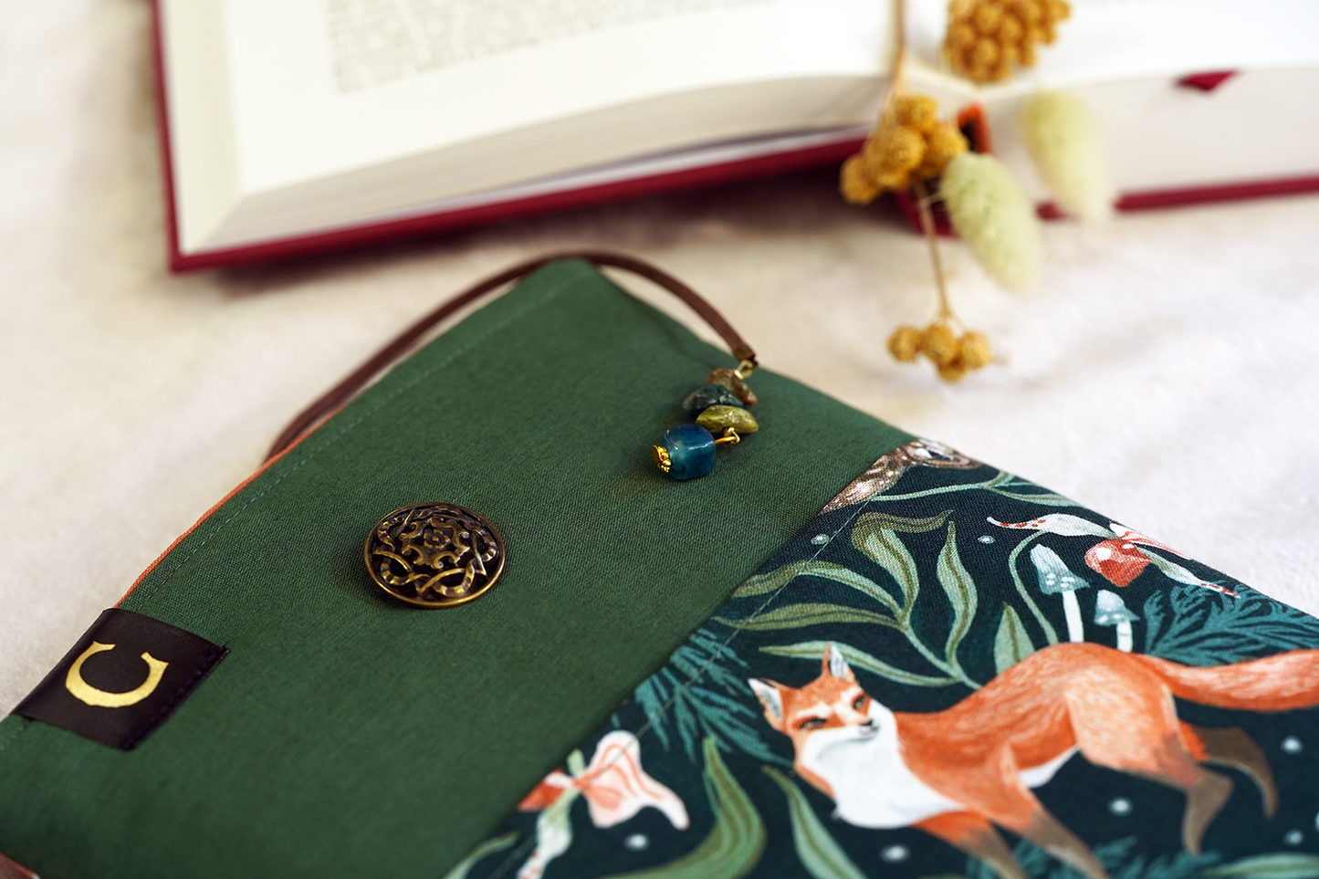 Woodland Forest Critters Book Sleeve