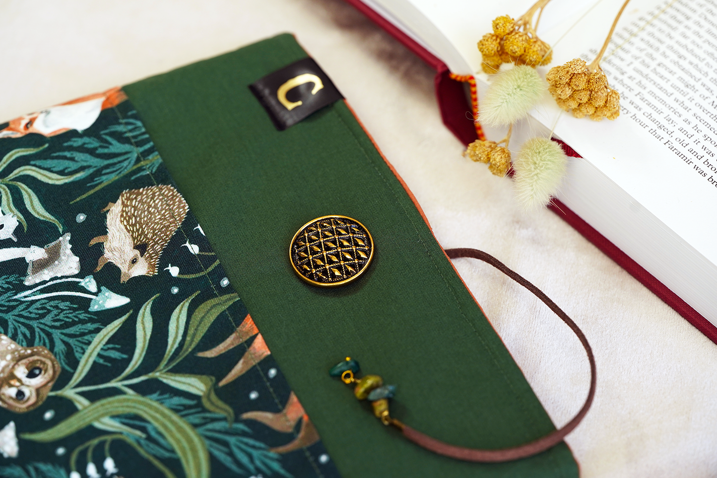 Woodland Forest Critters Book Sleeve