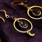 Nightveil Earrings - Purple