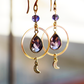 Nightveil Earrings - Purple