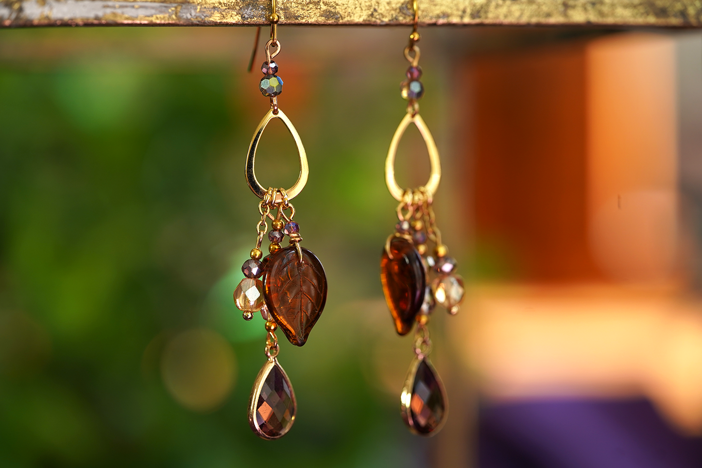 Amberwood Earrings