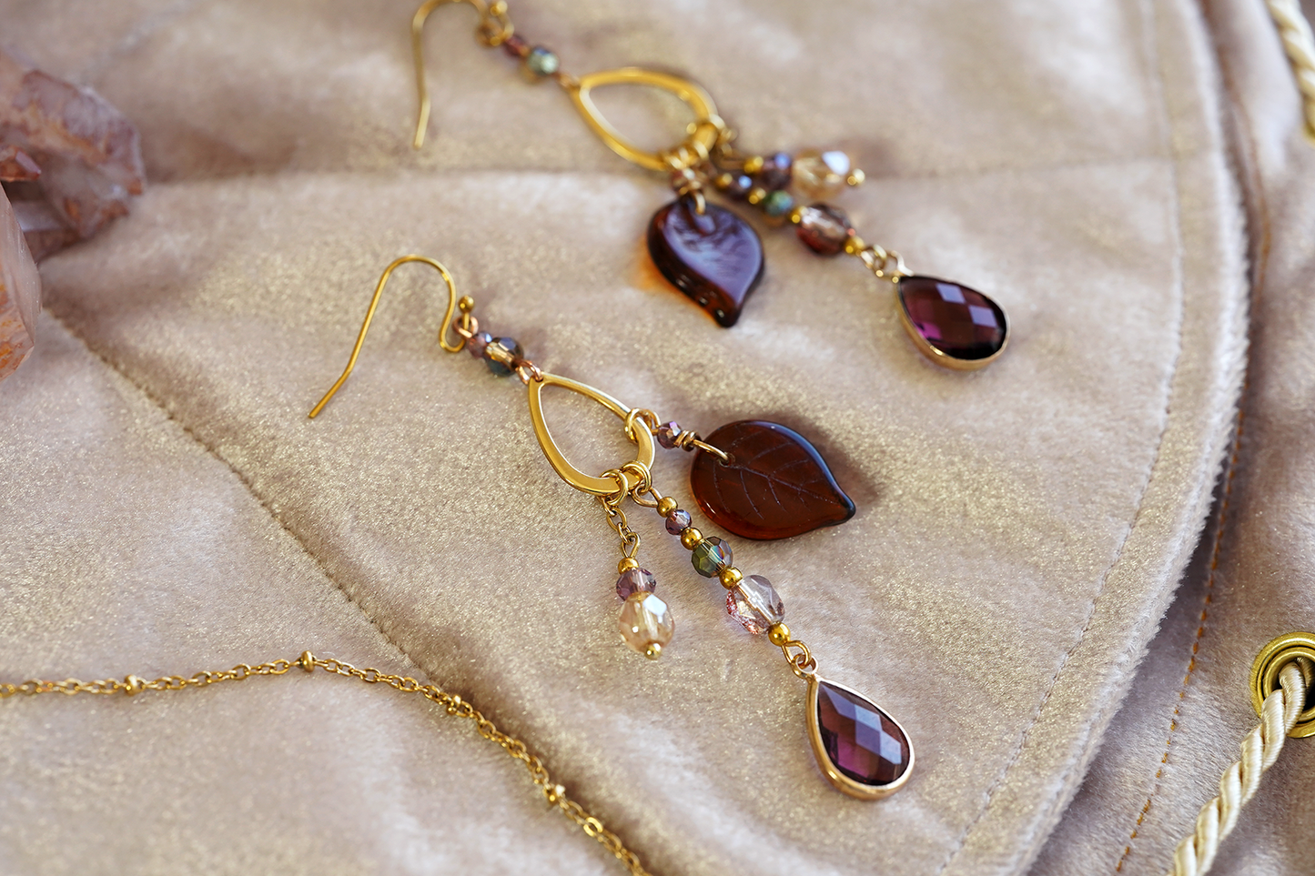 Amberwood Earrings