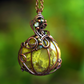 Glimmergourd Pendant - Green Opal