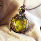Glimmergourd Pendant - Green Opal