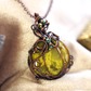 Glimmergourd Pendant - Green Opal