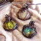Glimmergourd Pendant - Green Opal