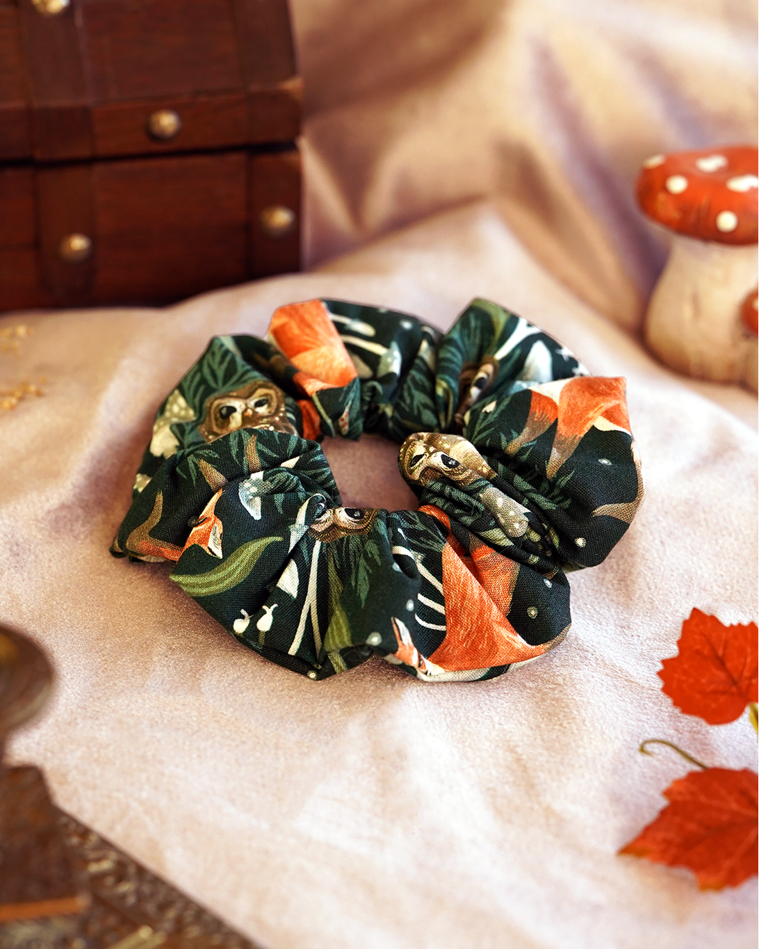 Forest Critters Scrunchie