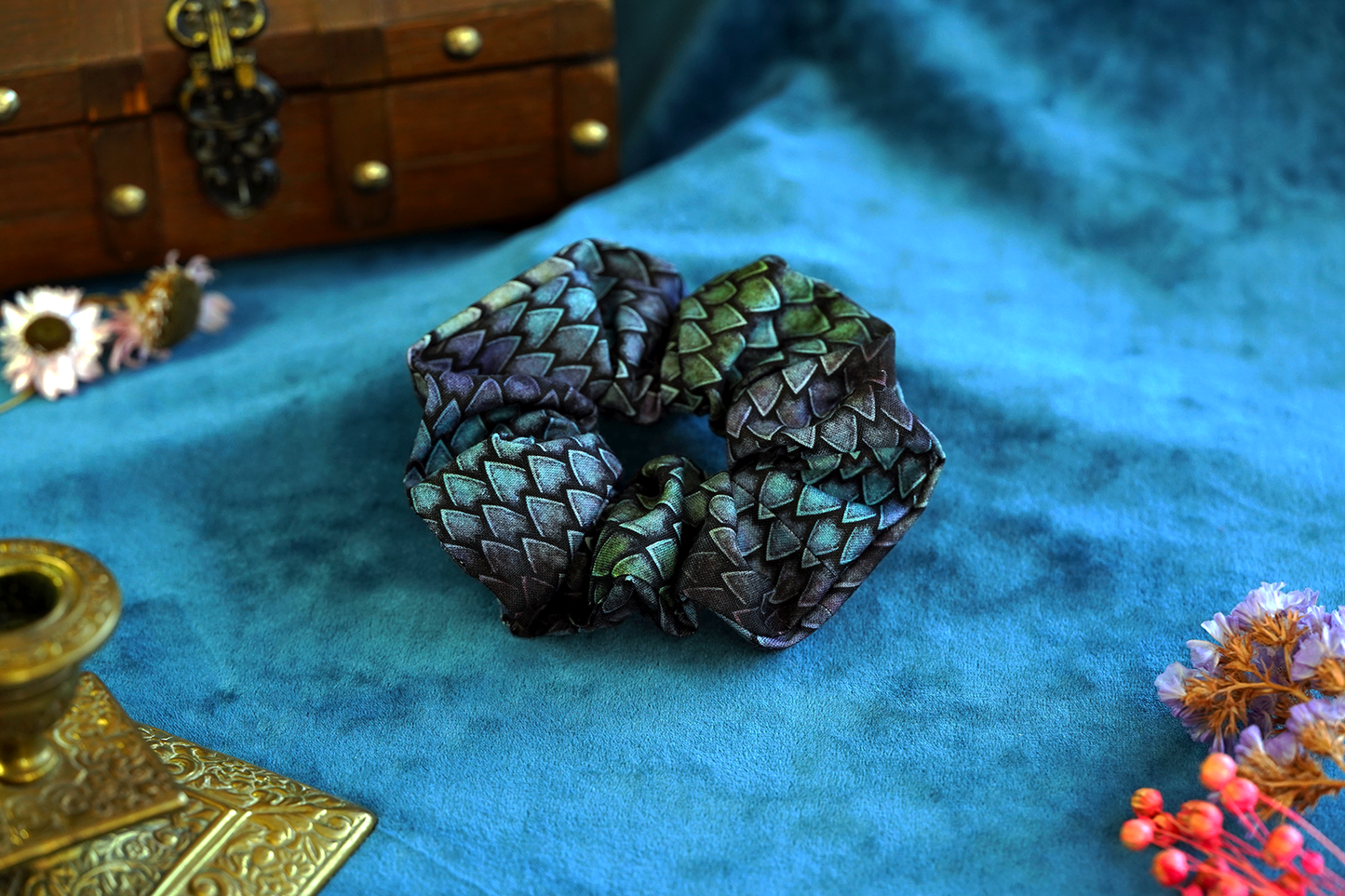 Dragon Scale Scrunchie