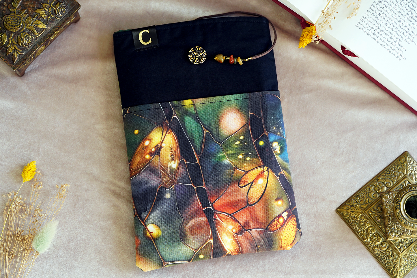 Midnight Firefly Book Sleeve