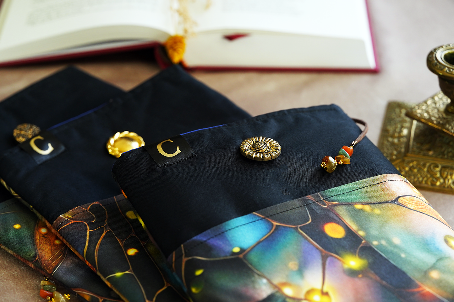 Midnight Firefly Book Sleeve
