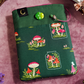 Mushroom Terrarium Book Sleeve