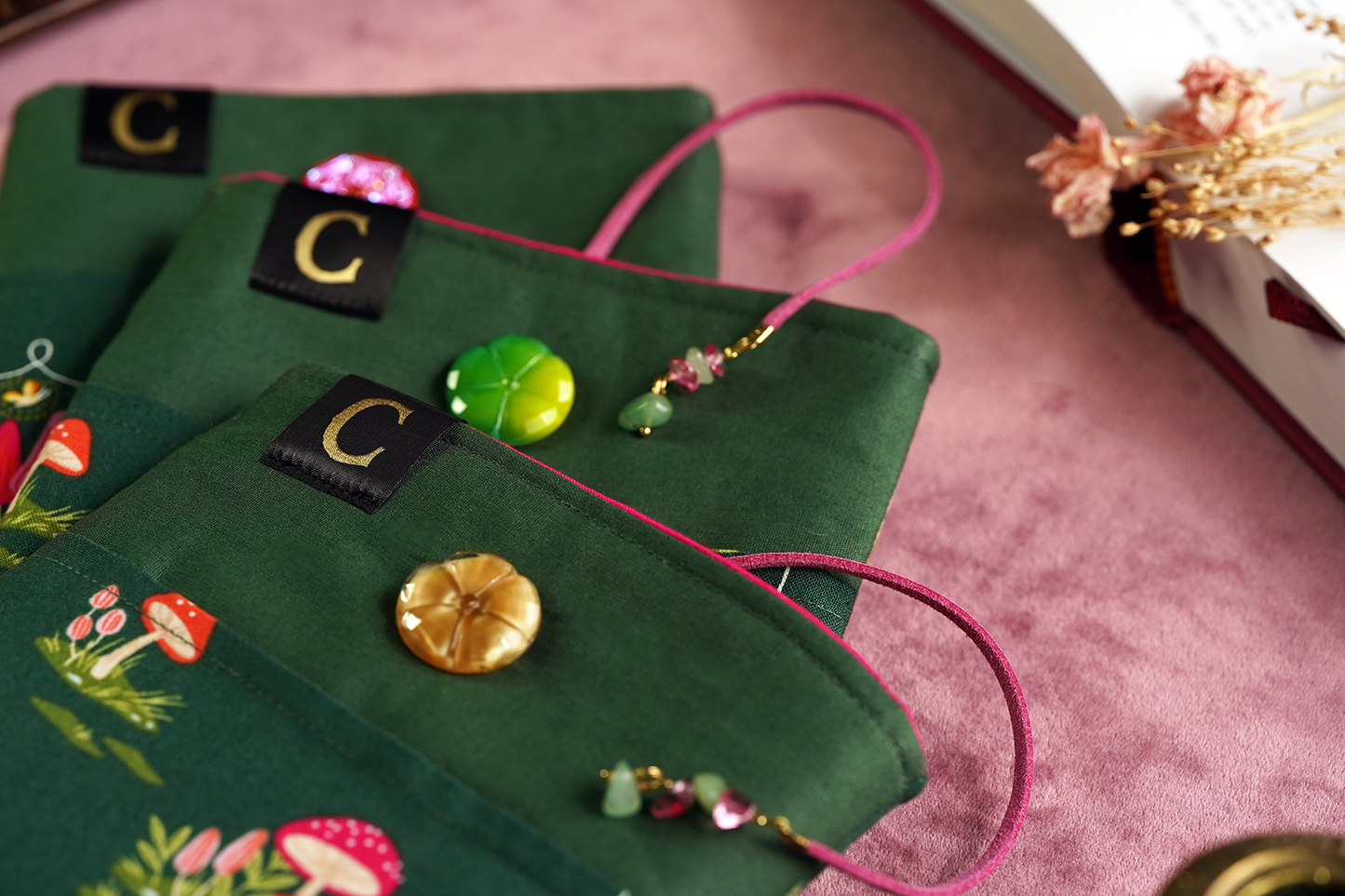 Mushroom Terrarium Book Sleeve