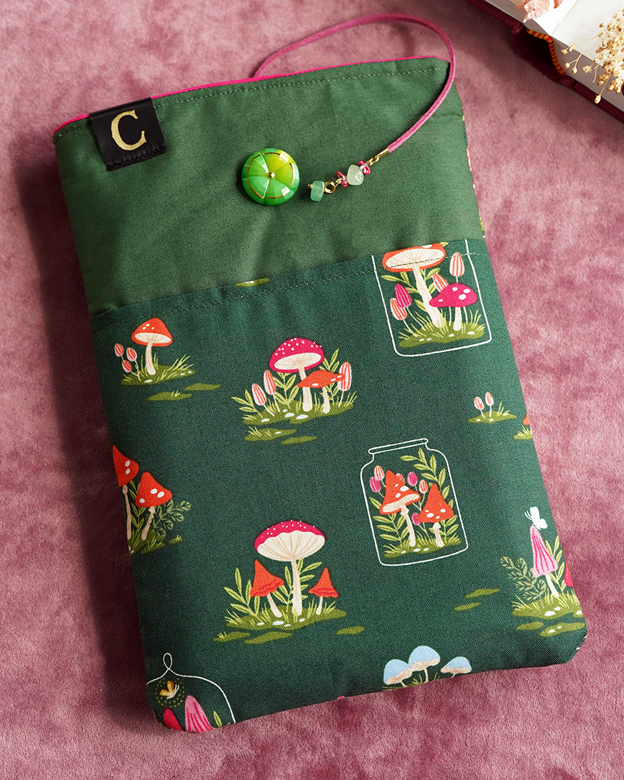 Mushroom Terrarium Book Sleeve