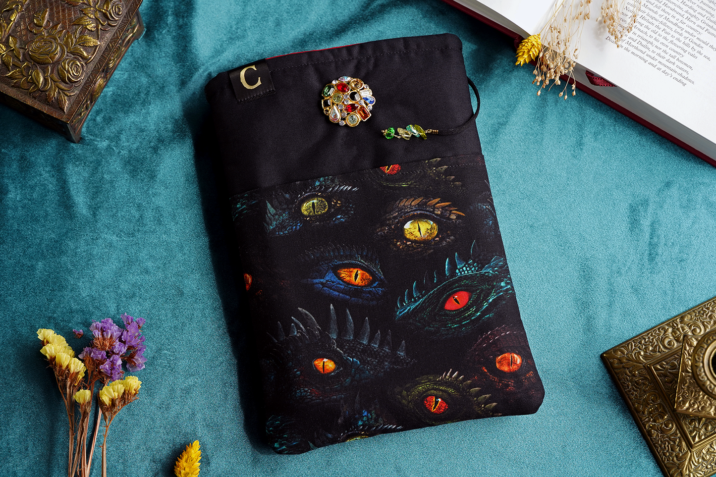 Dragon Eyes Book Sleeve