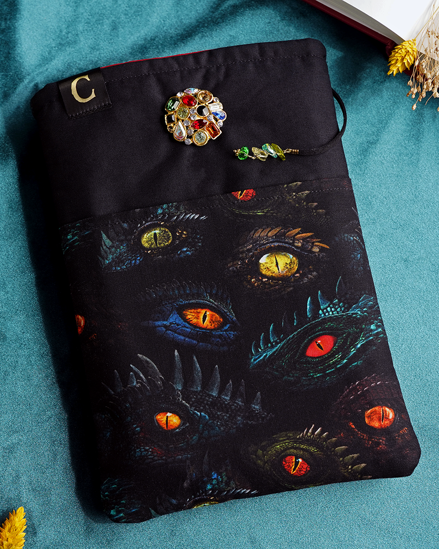 Dragon Eyes Book Sleeve