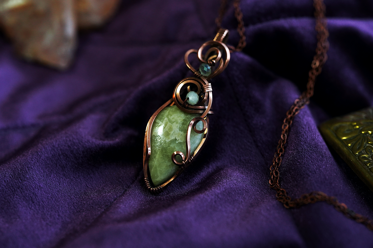 Amulet Pendant - Serpentine