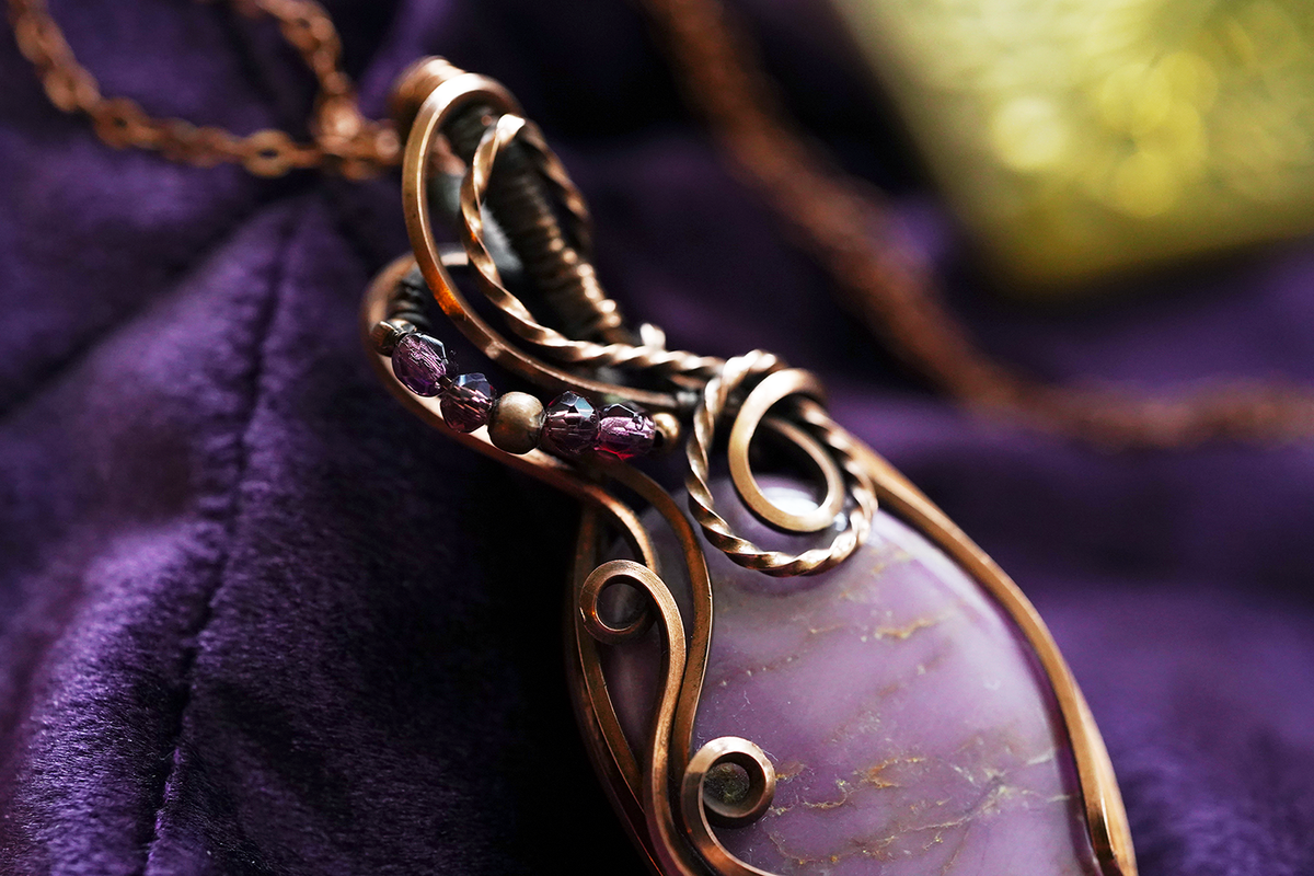Amulet Pendant - Phosphosiderite